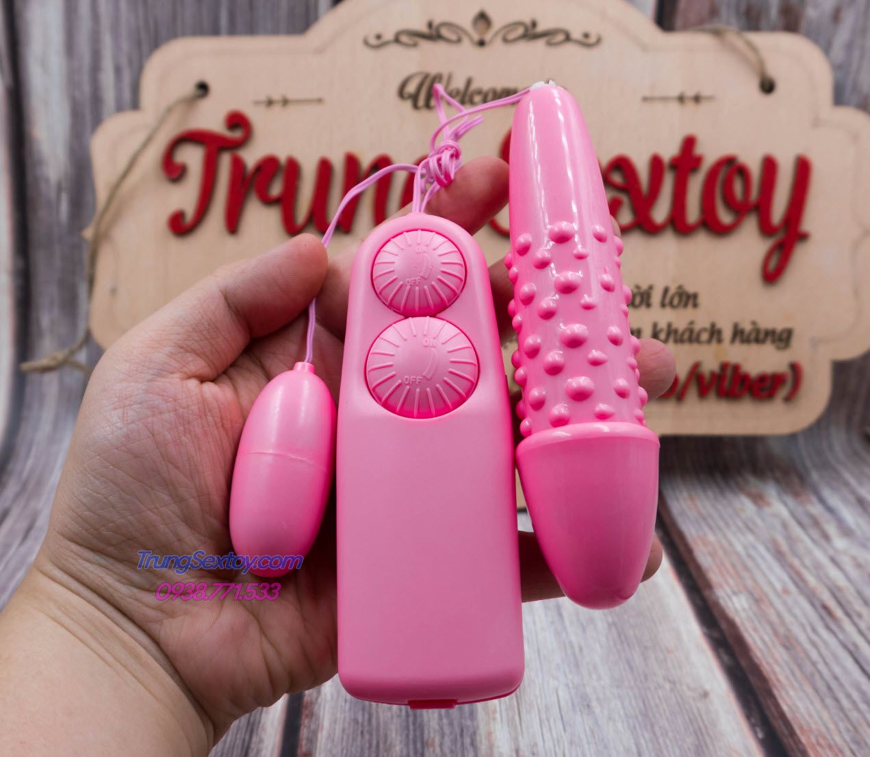 Trứng Rung 2 Đầu Gai Kích Thích Mua Ngay Khuyến Mãi