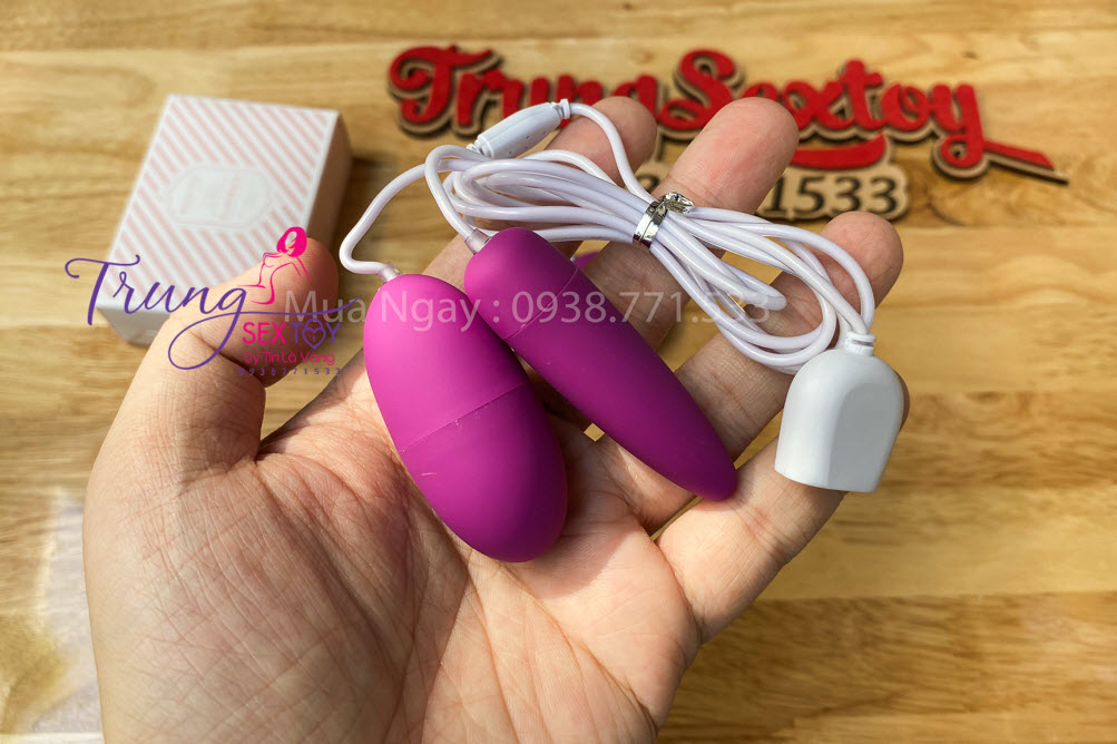 Trứng rung 2 cục USB cao cấp cảm giác mạnh kích thích cực đã