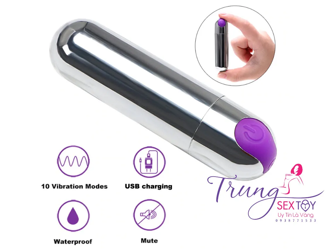 Trứng rung sạc USB siêu mạnh kích thích cực đỉnh thỏa mãn