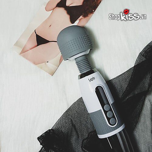 Chày rung cao cấp Leten Lightning sưởi ấm rung 7 chế độ silicon mềm