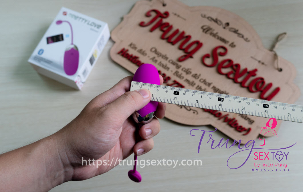 Trứng rung Pretty Love Abner siêu mạnh khoái cảm tột đỉnh