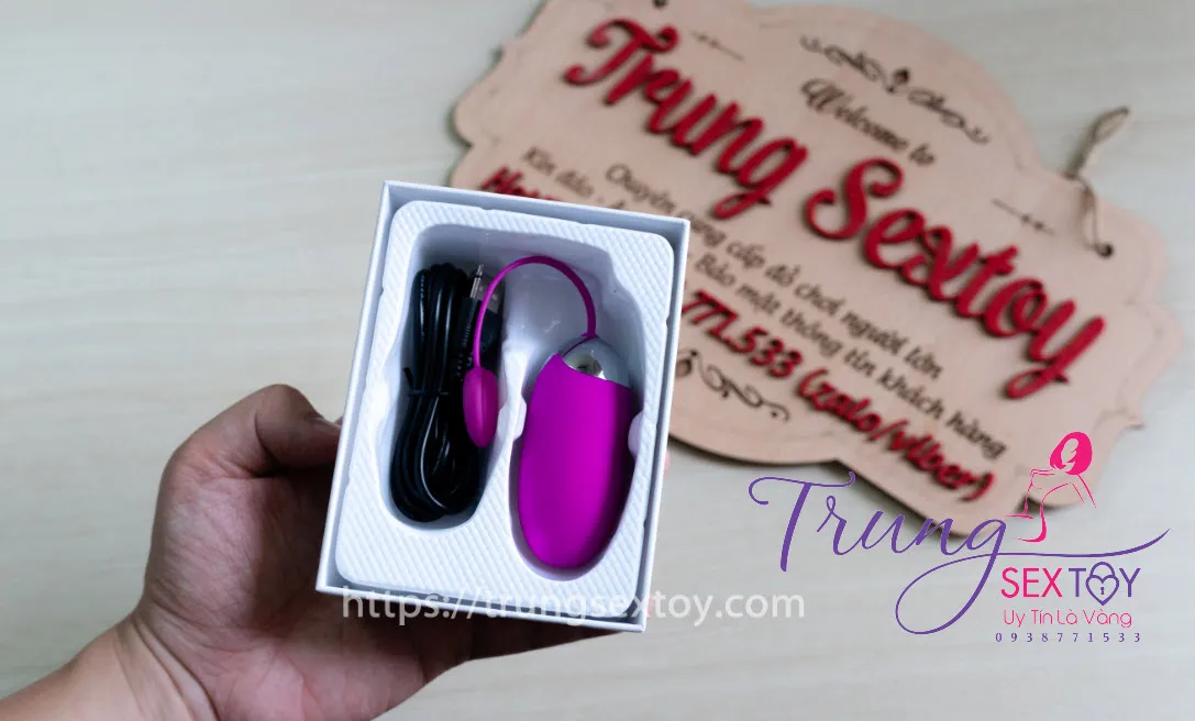 Trứng rung Pretty Love Abner điều khiển điện thoại silicon mềm