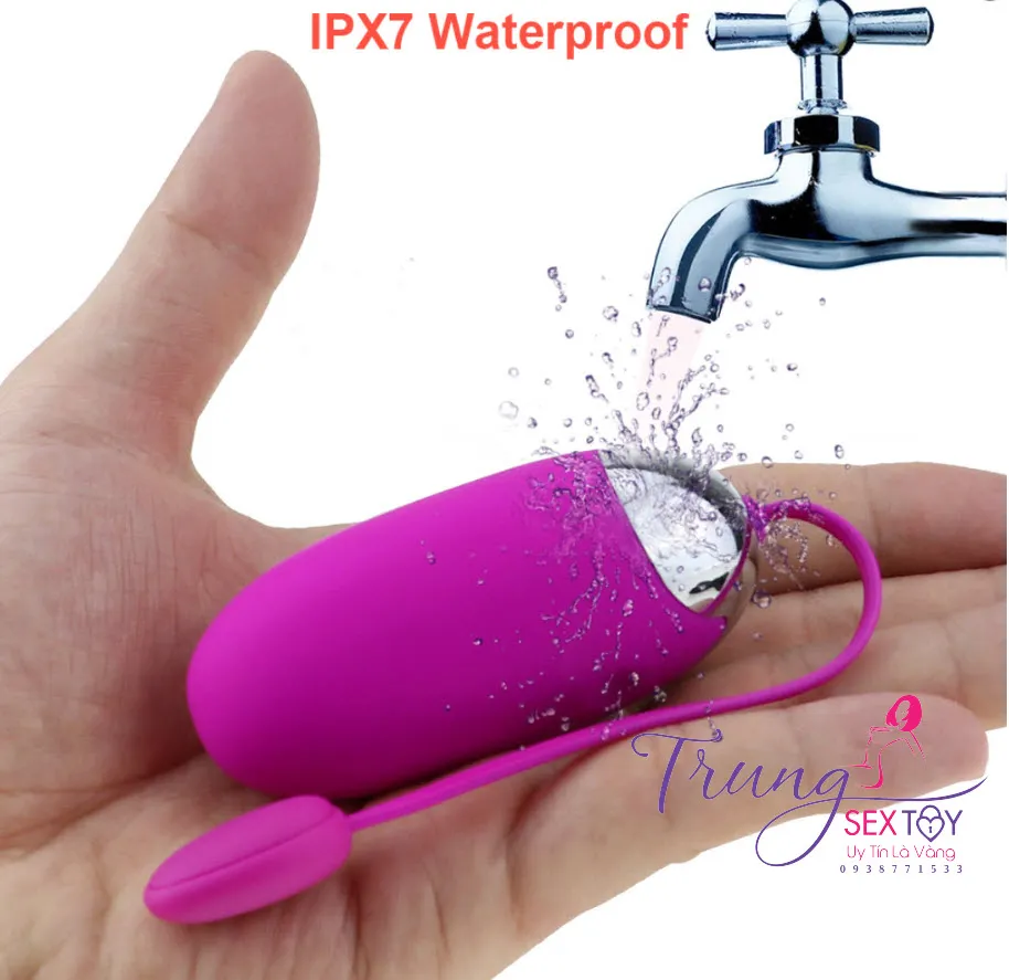 Trứng rung Pretty Love Abner điều khiển điện thoại silicon mềm