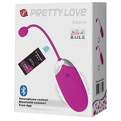 Trứng rung Pretty Love Abner điều khiển điện thoại silicon mềm