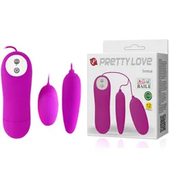 Nước nôi lênh láng trứng rung Pretty Love Irma silicon mềm 