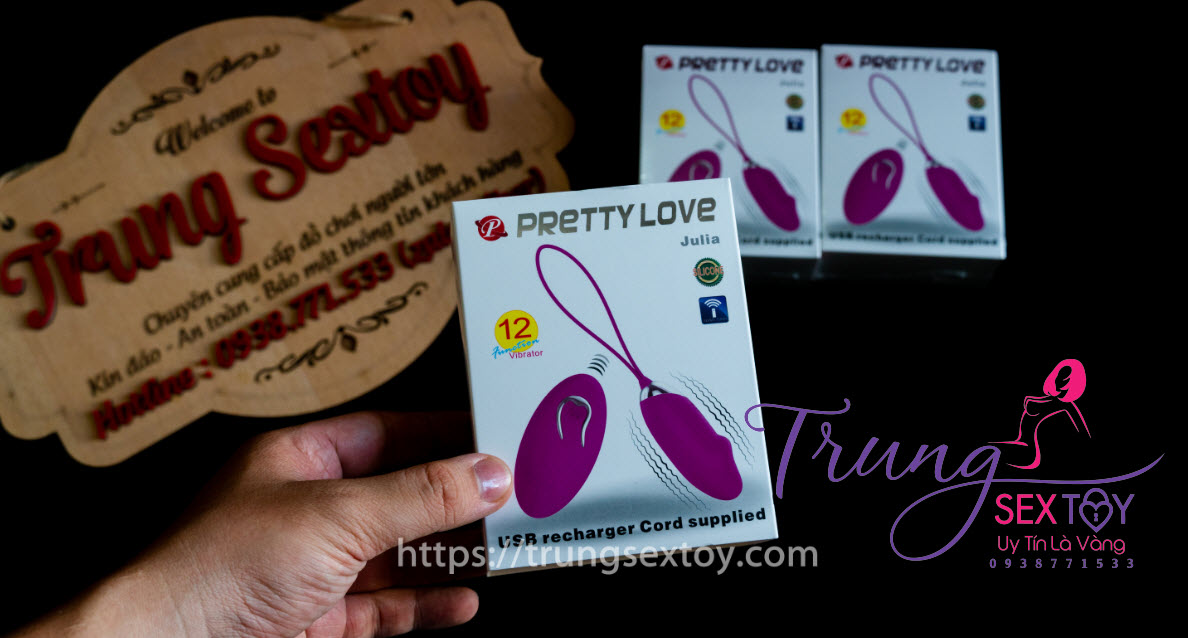 Trứng rung không dây Pretty Love Julia cực khoái đỉnh cao uy tín