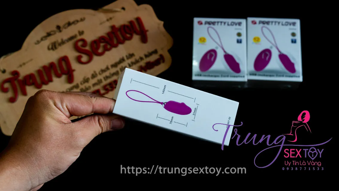 Trứng rung không dây Pretty Love Julia điều khiển pin sạc nhỏ gọn
