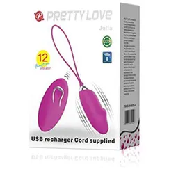 Trứng rung không dây Pretty Love Julia điều khiển pin sạc nhỏ gọn