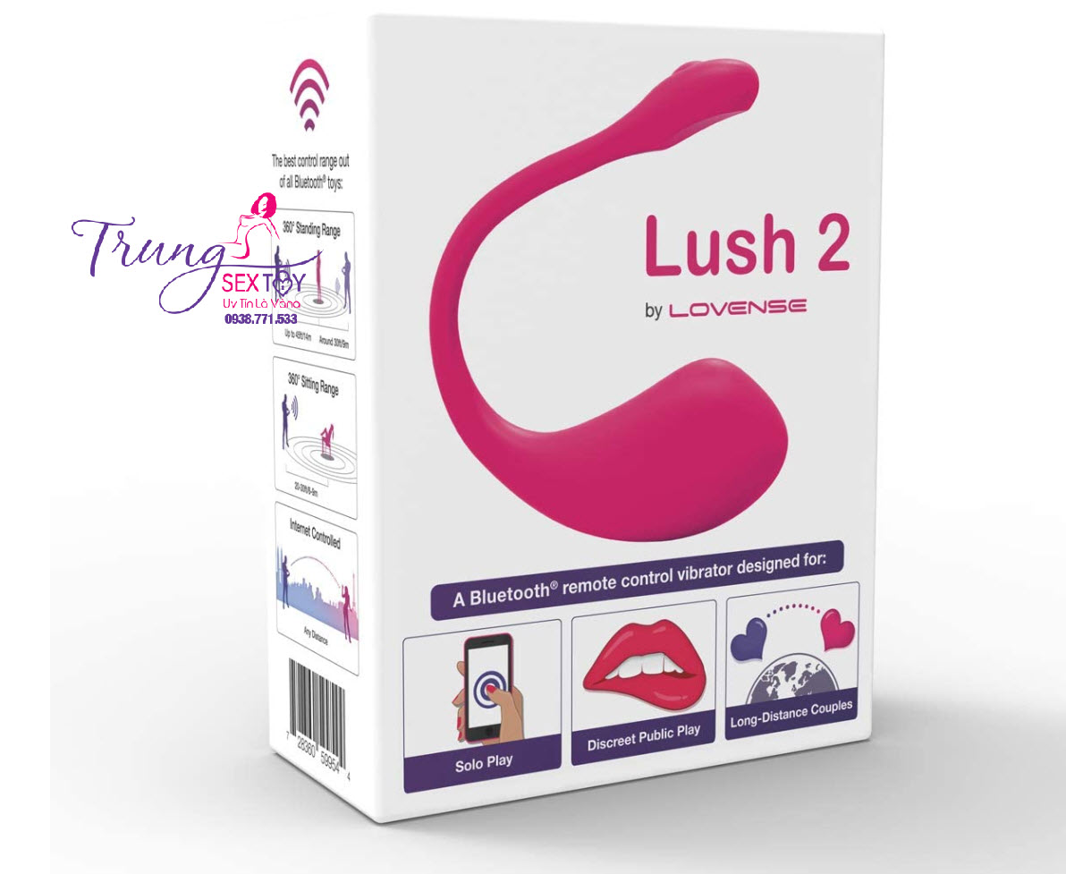 Trứng rung Lovense Lush 2 cao cấp điều khiển từ xa cực đã