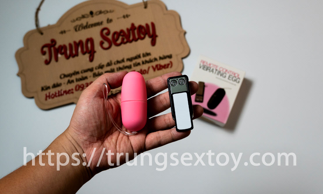 Trứng Rung Từ Xa Siêu Nhỏ Gọn Kích Thích Mạnh Mẽ