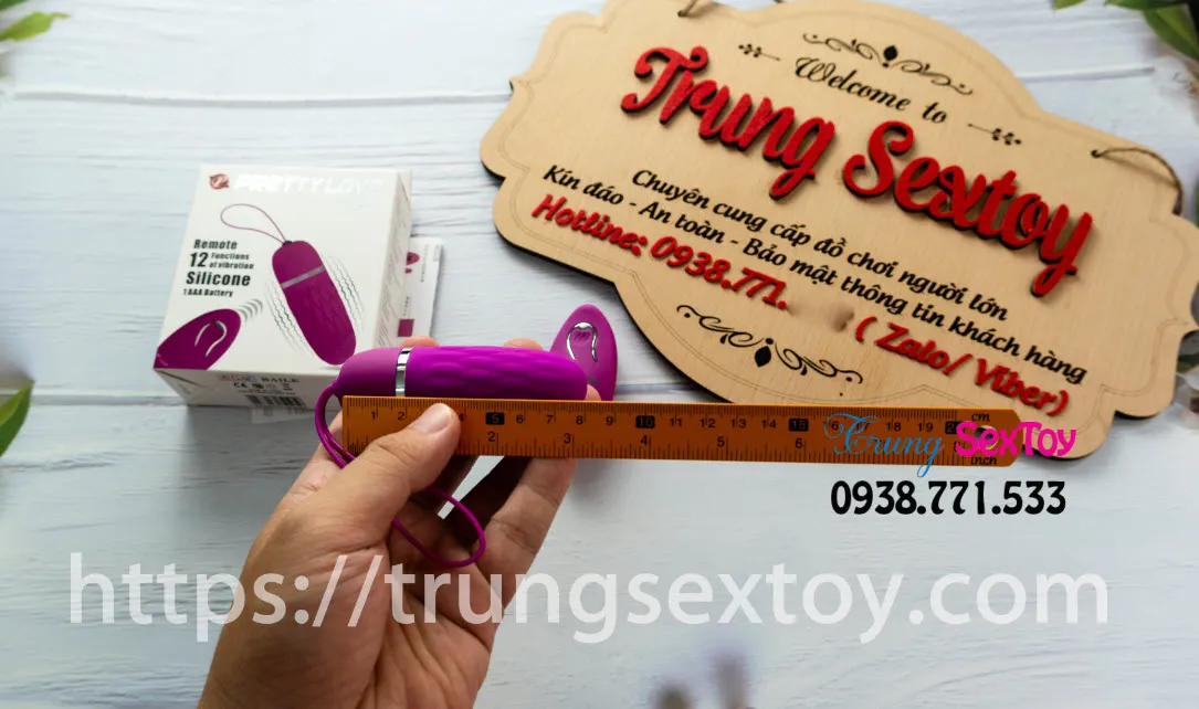 Trứng rung tình yêu Pretty Love Dawn 12 chế độ chống nước pin AAA