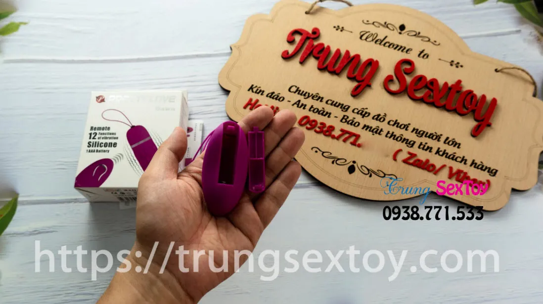 Trứng rung tình yêu Pretty Love Dawn 12 chế độ chống nước pin AAA