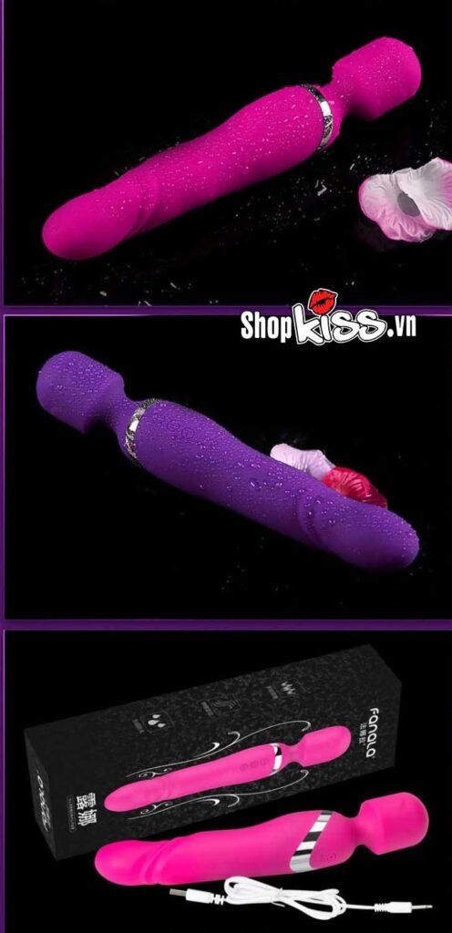 Chày rung Fanala đầu ngoáy đuôi kích thích âm vật điểm G cho nữ