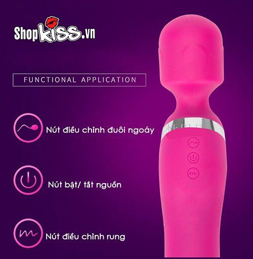 Chày rung Fanala đầu ngoáy đuôi kích thích âm vật điểm G cho nữ