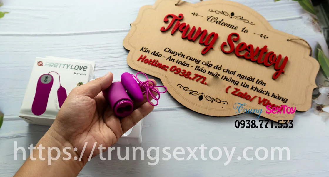 Trứng rung Pretty Love Harriet 12 chế độ giúp thăng hoa