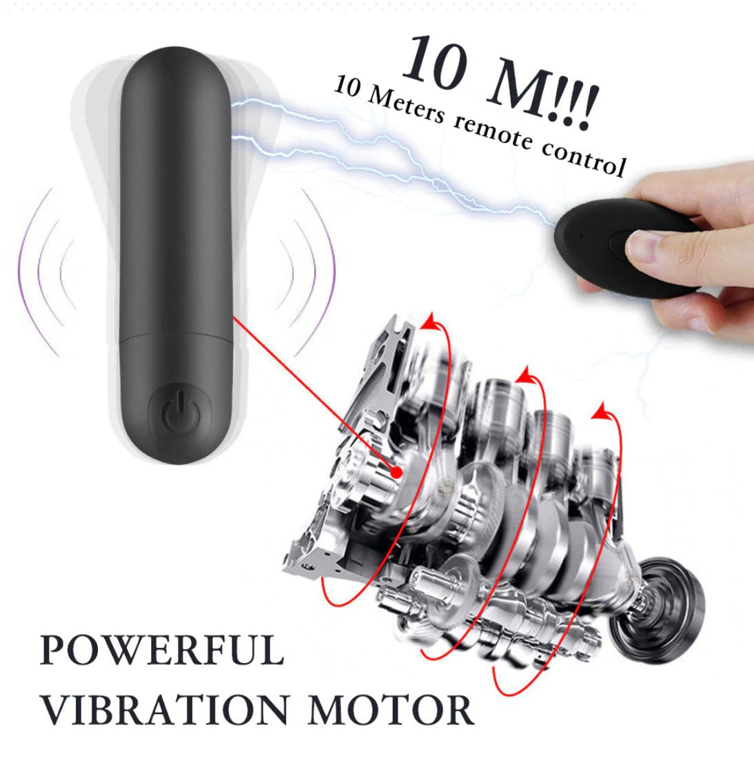 Trứng Rung Viên Đạn Điều Khiển Từ Xa Đỉnh Cao Tăng Khoái Cảm