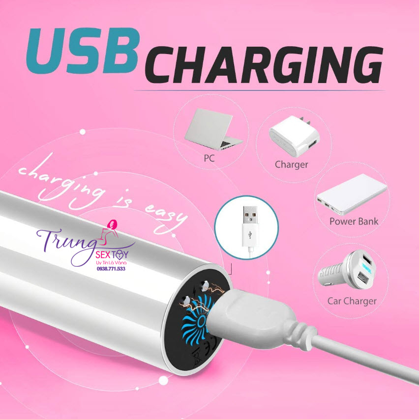 Que Rung Điểm G 10 Chế Độ Rung Mạnh Mẽ, Kích Thước Nhỏ Gọn Kích Thích Tối Đa