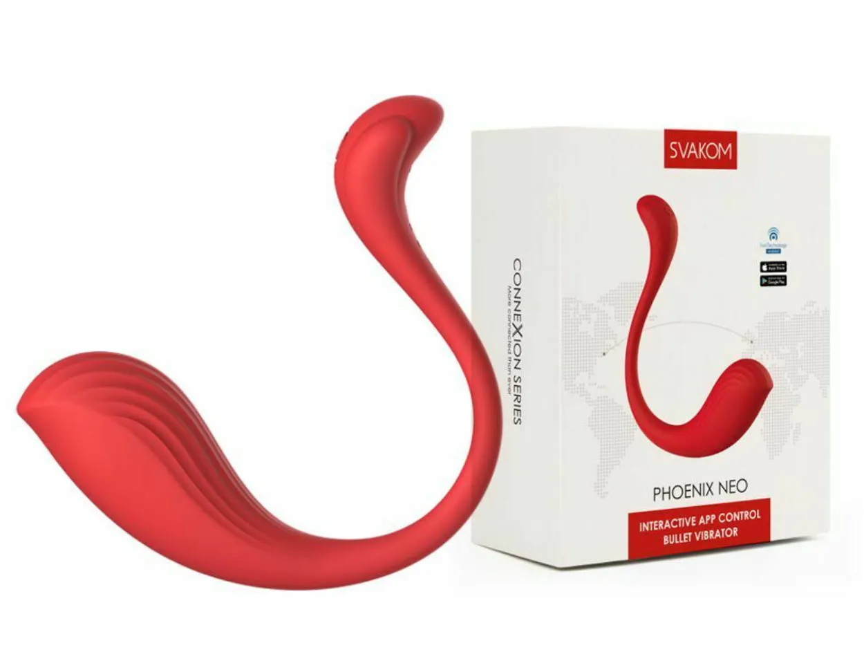 Trứng Rung Điều Khiển App Svakom Phoenix Neo Mỹ Silicone An Toàn