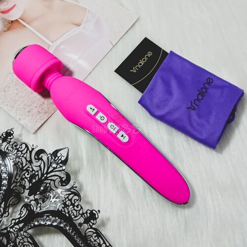 Chày rung Nalone silicon phủ Nano hai đầu massage cho nữ và đôi tình nhân