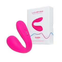 Trứng Rung Lovense Quake Điều Khiển Qua Ứng Dụng Bảo Mật Kín Đáo 