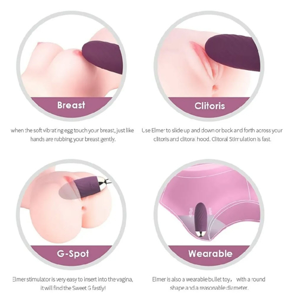 Trứng Rung Svakom Elmer Nhỏ Gọn Rung Mạnh Yên Tĩnh Đa Tần Mua Ngay