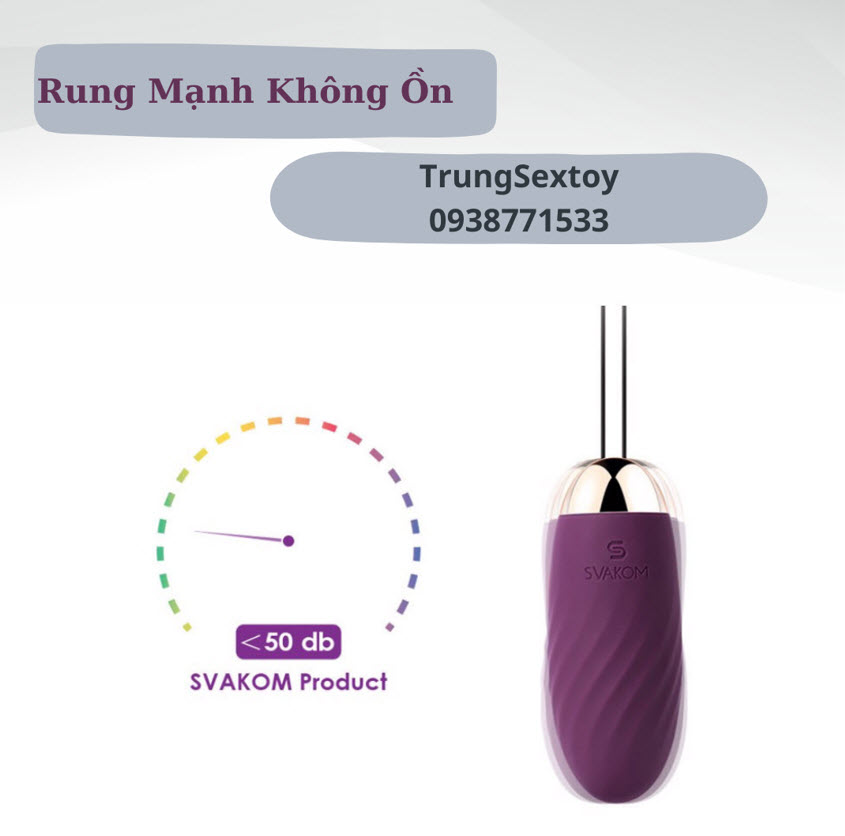 Trứng Rung Svakom Elmer Nhỏ Gọn Đa Tần Số Yên Tĩnh Kích Thích Trứng Rung Svakom Elmer Nhỏ Gọn Đa Tần Số Yên Tĩnh Kích Thích