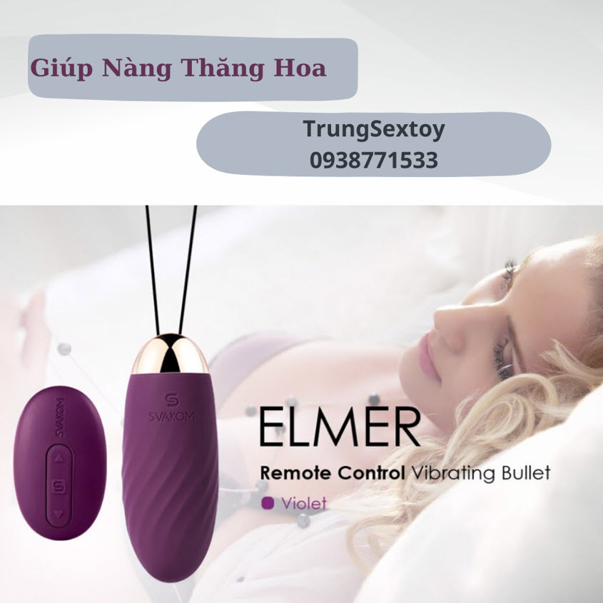 Trứng Rung Svakom Elmer Nhỏ Gọn Rung Mạnh Yên Tĩnh Đa Tần Mua Ngay