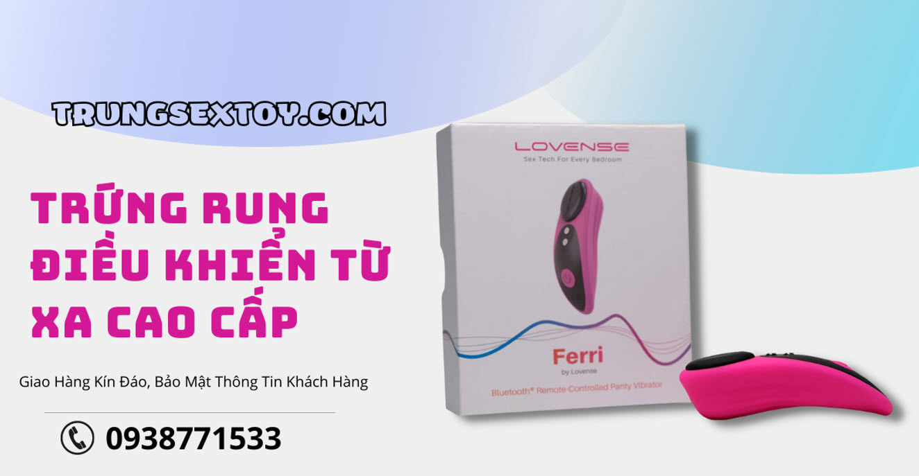 Trứng rung Lovense Ferri gắn quần chip - Cảm giác cực đỉnh