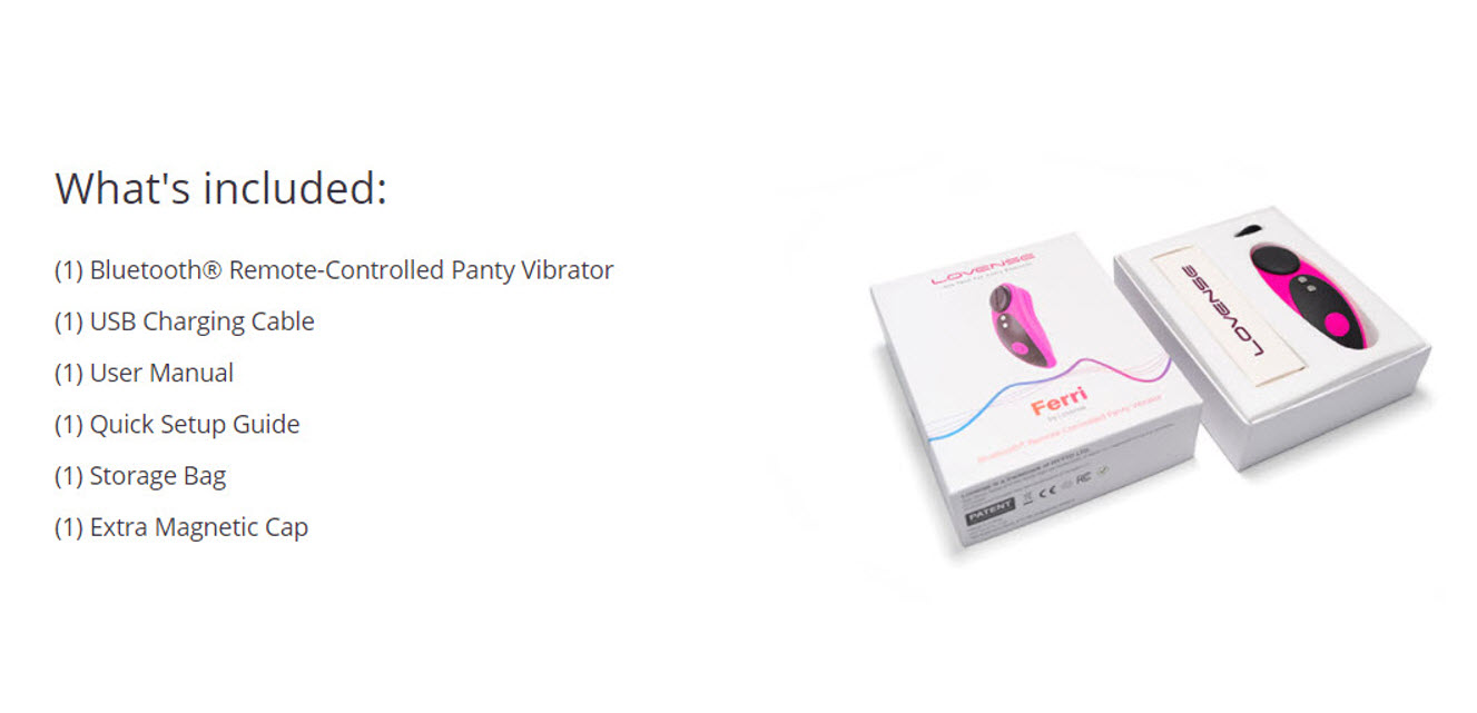 Trứng rung Lovense Ferri gắn quần chip - Cảm giác cực đỉnh