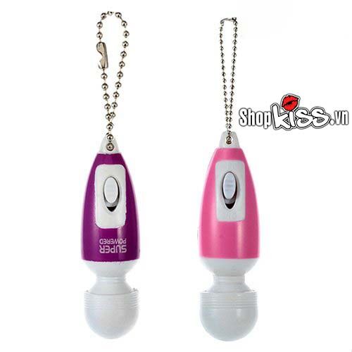 Chày rung massage móc khóa polymer y tế an toàn kích thích nhẹ nhàng 