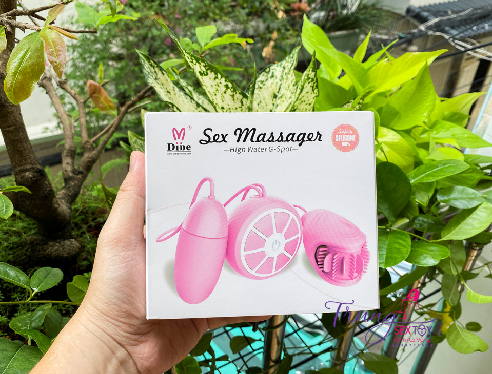 Trứng Rung Dibe Lưỡi Xoay Cao Cấp Tăng Khoái Cảm Nhanh