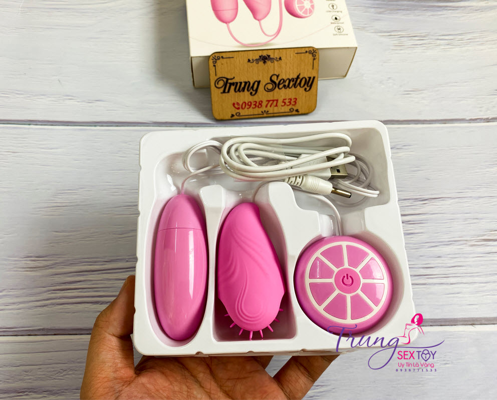 Trứng Rung Dibe Lưỡi Xoay Cao Cấp Tăng Khoái Cảm Nhanh