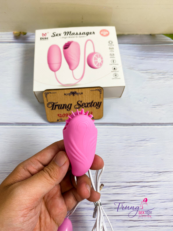 Trứng Rung Dibe Lưỡi Xoay Cao Cấp Tăng Khoái Cảm Nhanh