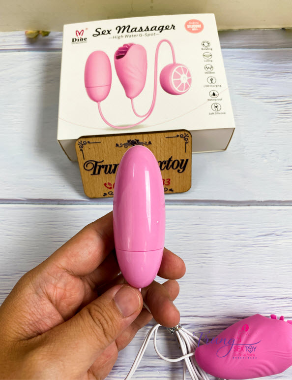 Trứng Rung Dibe Lưỡi Xoay Cao Cấp Tăng Khoái Cảm Nhanh