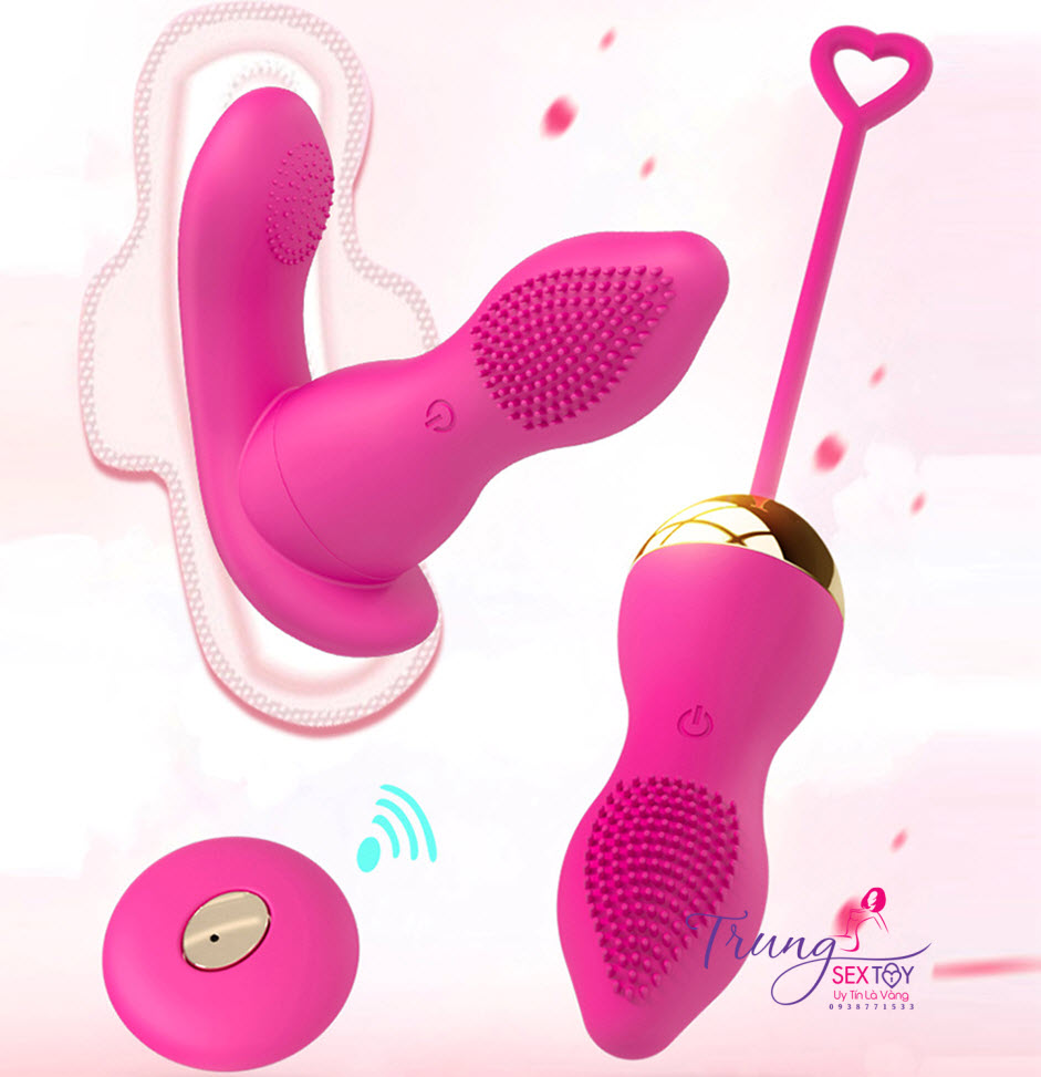 Trứng Rung 2 Trong 1 Kegel Ball 7 Chế Độ Rung Điều Khiển Từ Xa Siêu Hot