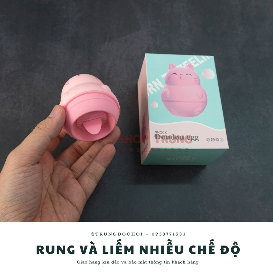 Lưỡi rung mini bé mèo siêu kích thích 10 chế độ cực đỉnh