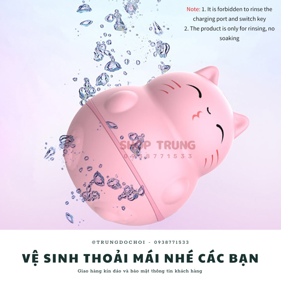 Lưỡi rung mini bé mèo siêu kích thích 10 chế độ cực đỉnh