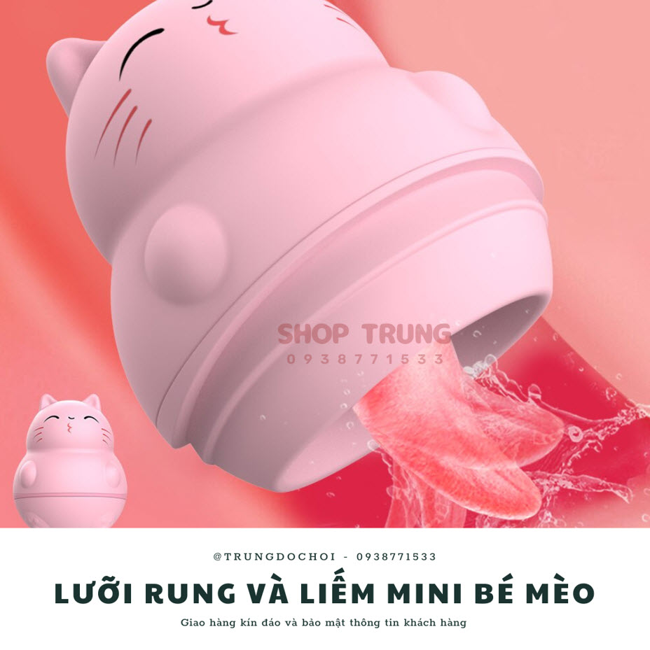 Lưỡi Rung Mini Mèo 10 Chế Độ Cực Phê Kích Thích Mua Ngay