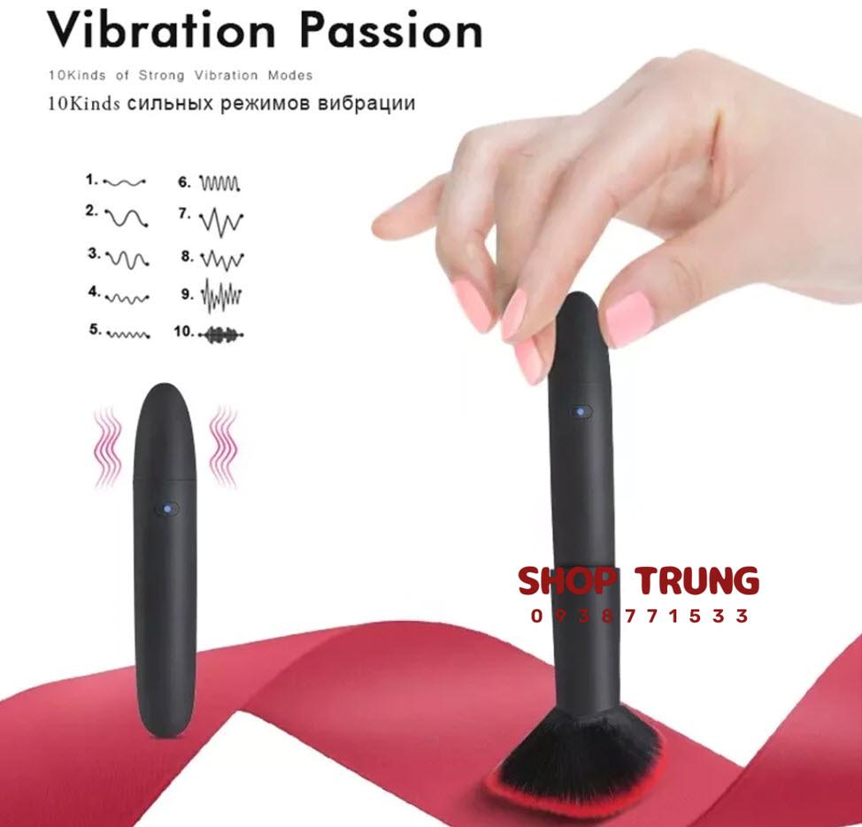 Cọ Rung 10 Chế Độ Đa Năng - Đồ Chơi Người Lớn Nữ Siêu Phê