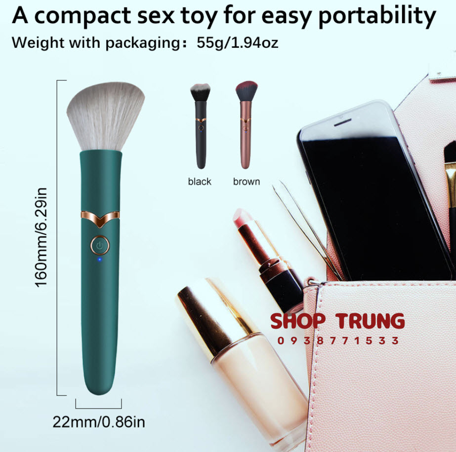 Cọ Rung 10 Chế Độ Đa Năng - Đồ Chơi Người Lớn Nữ Siêu Phê