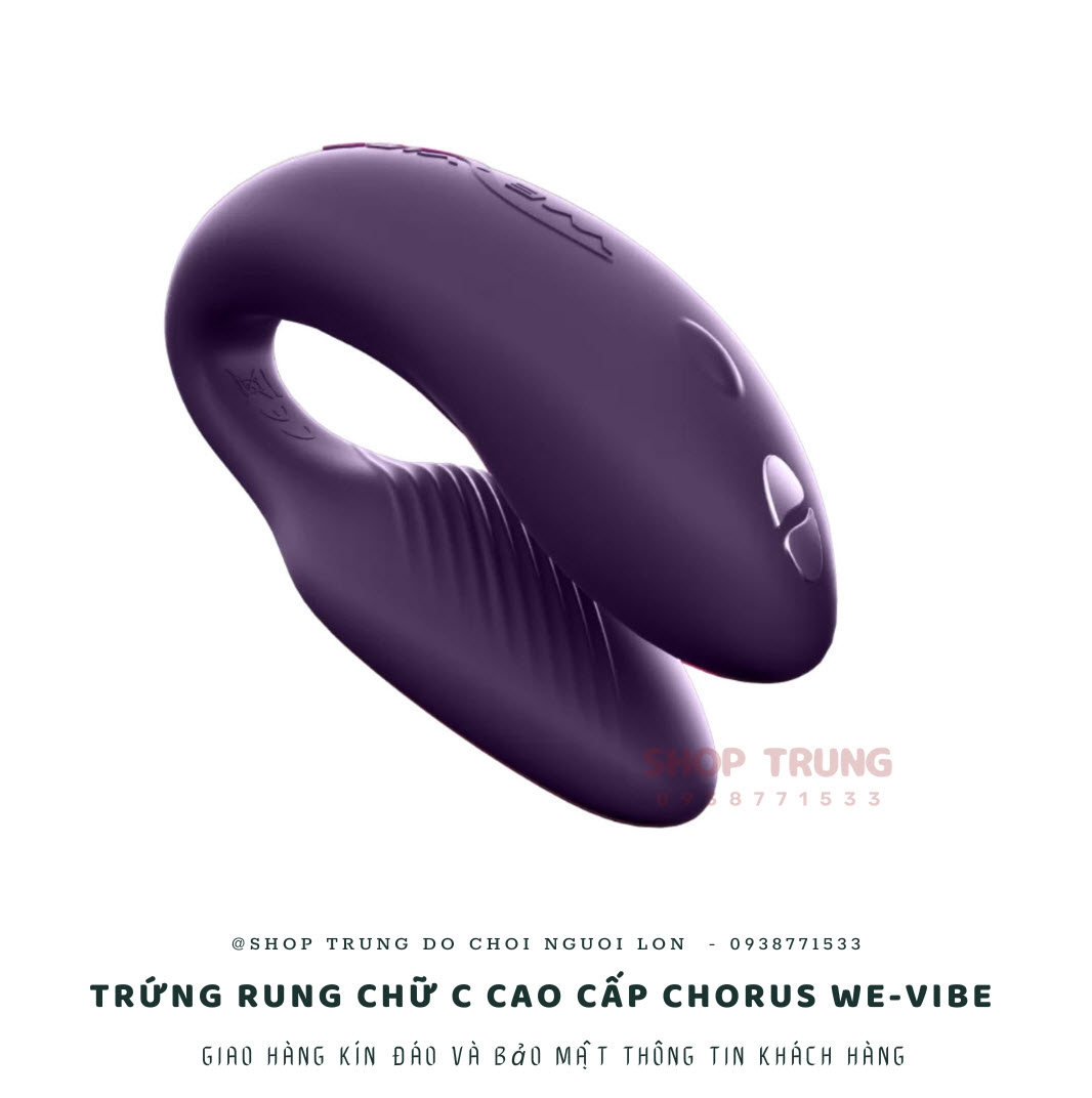 Trứng rung We-Vibe Chorus điều khiển từ xa siêu phê, cao cấp