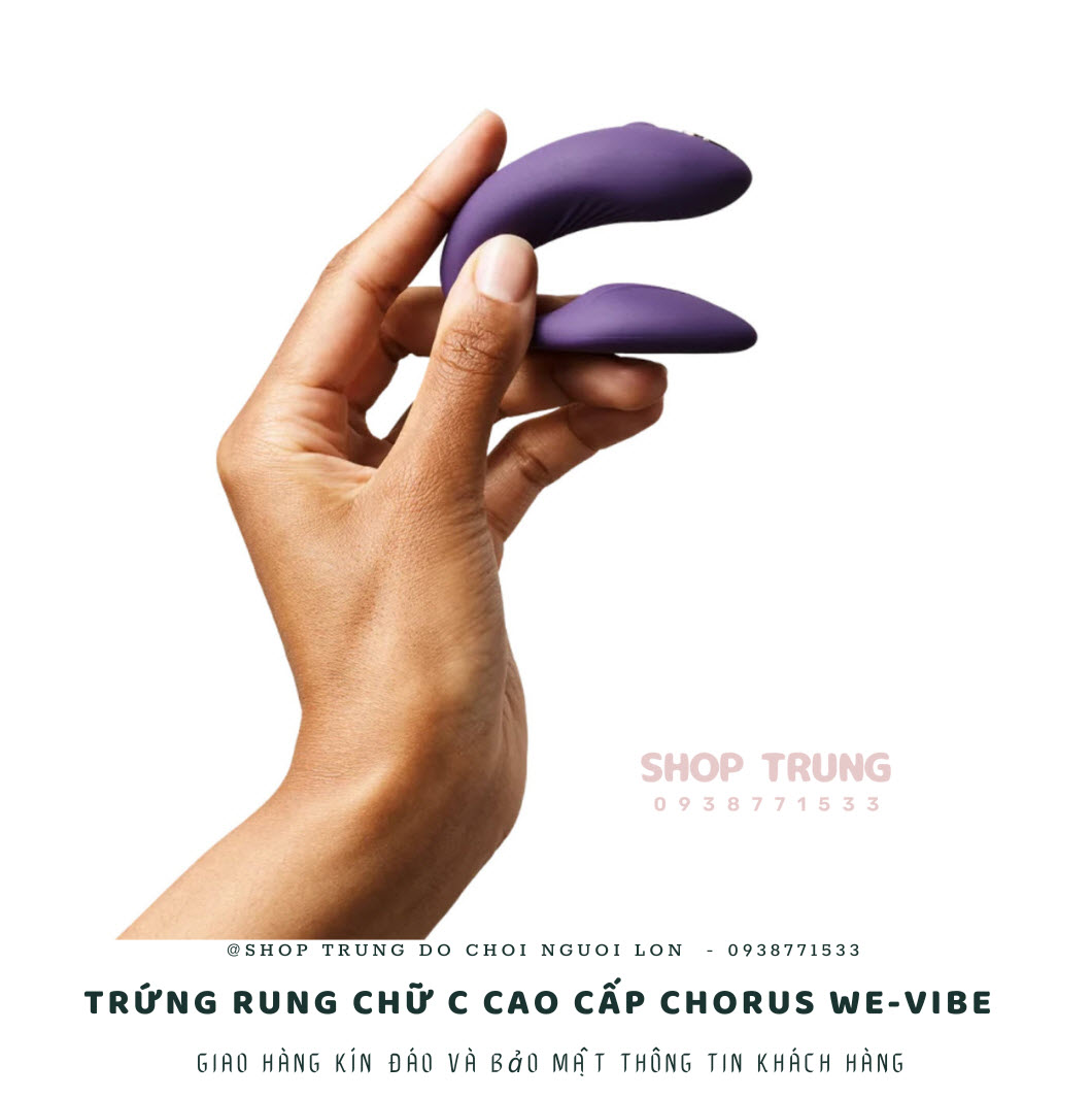 Trứng rung We-Vibe Chorus điều khiển từ xa siêu phê, cao cấp