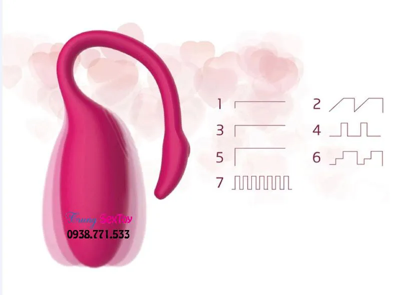 Trứng rung Flamingo Magic Motion Điều khiển điện thoại Chính hãng