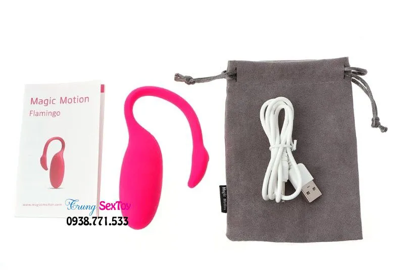 Trứng rung Flamingo Magic Motion Điều khiển điện thoại Chính hãng
