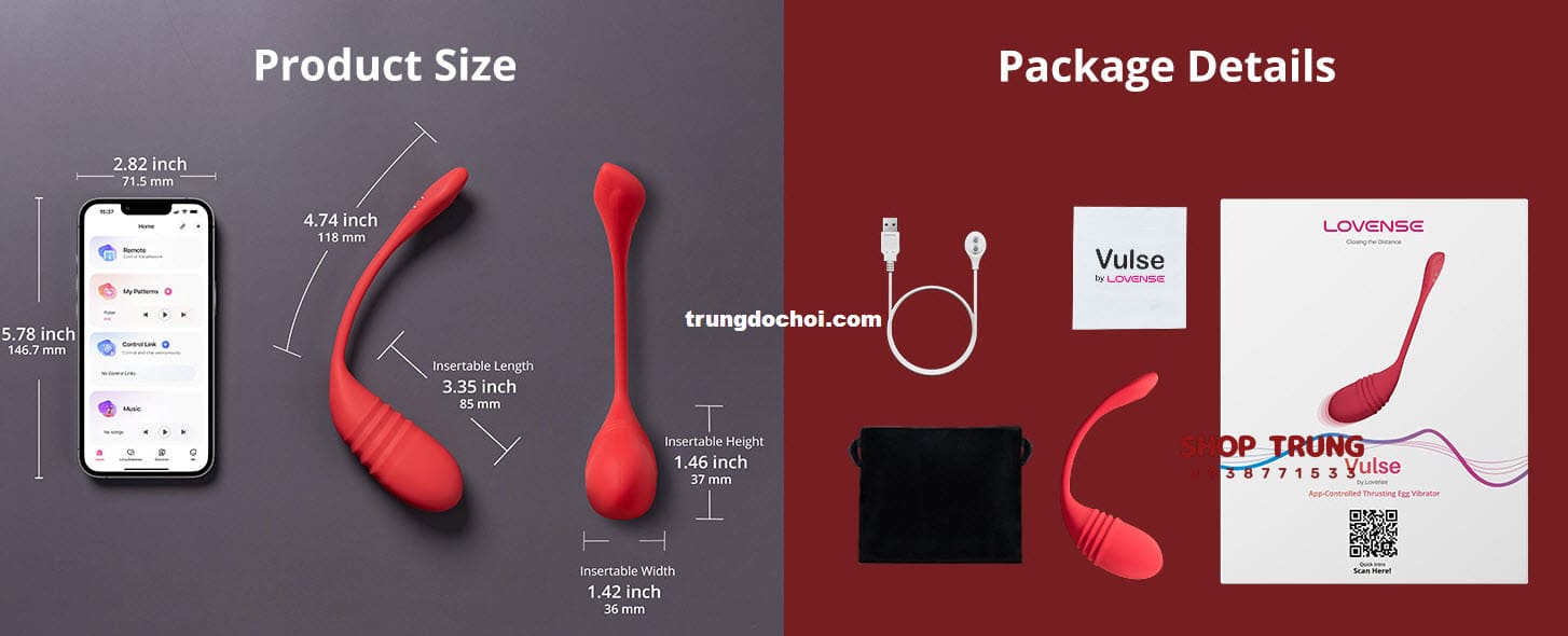 Trứng Rung Lovense Vulse - Khám Phá Cảm Giác Mạnh Mẽ, Quyến Rũ