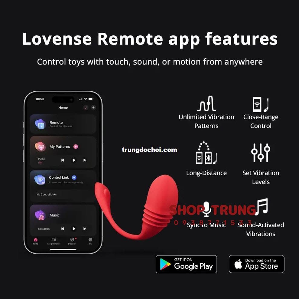 Trứng Rung Lovense Vulse - Khám Phá Cảm Giác Mạnh Mẽ, Quyến Rũ