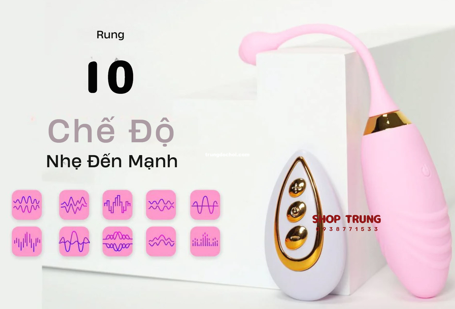 Trứng Rung Cao Cấp Kích Thích Tận Hưởng Đỉnh Cao Thăng Hoa