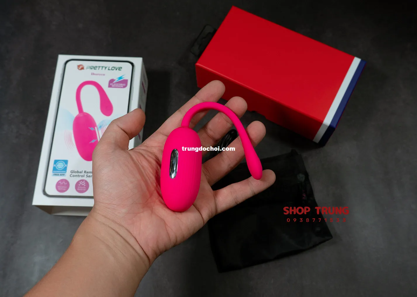 Trứng rung Pretty Love Doreen điều khiển từ xa sốc điện 12 chế độ