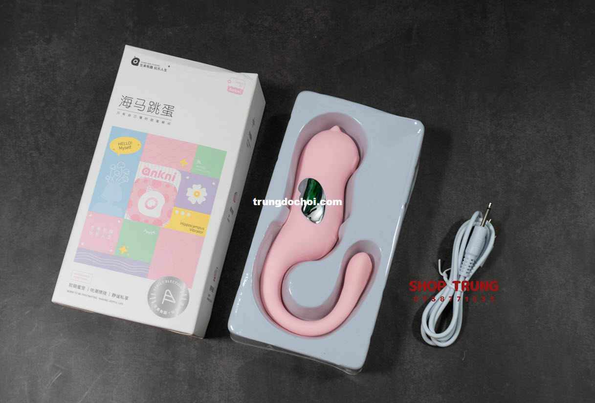 Trứng Rung Sốc Điện Ankni 10 Chế Độ Rung Điều Khiển App