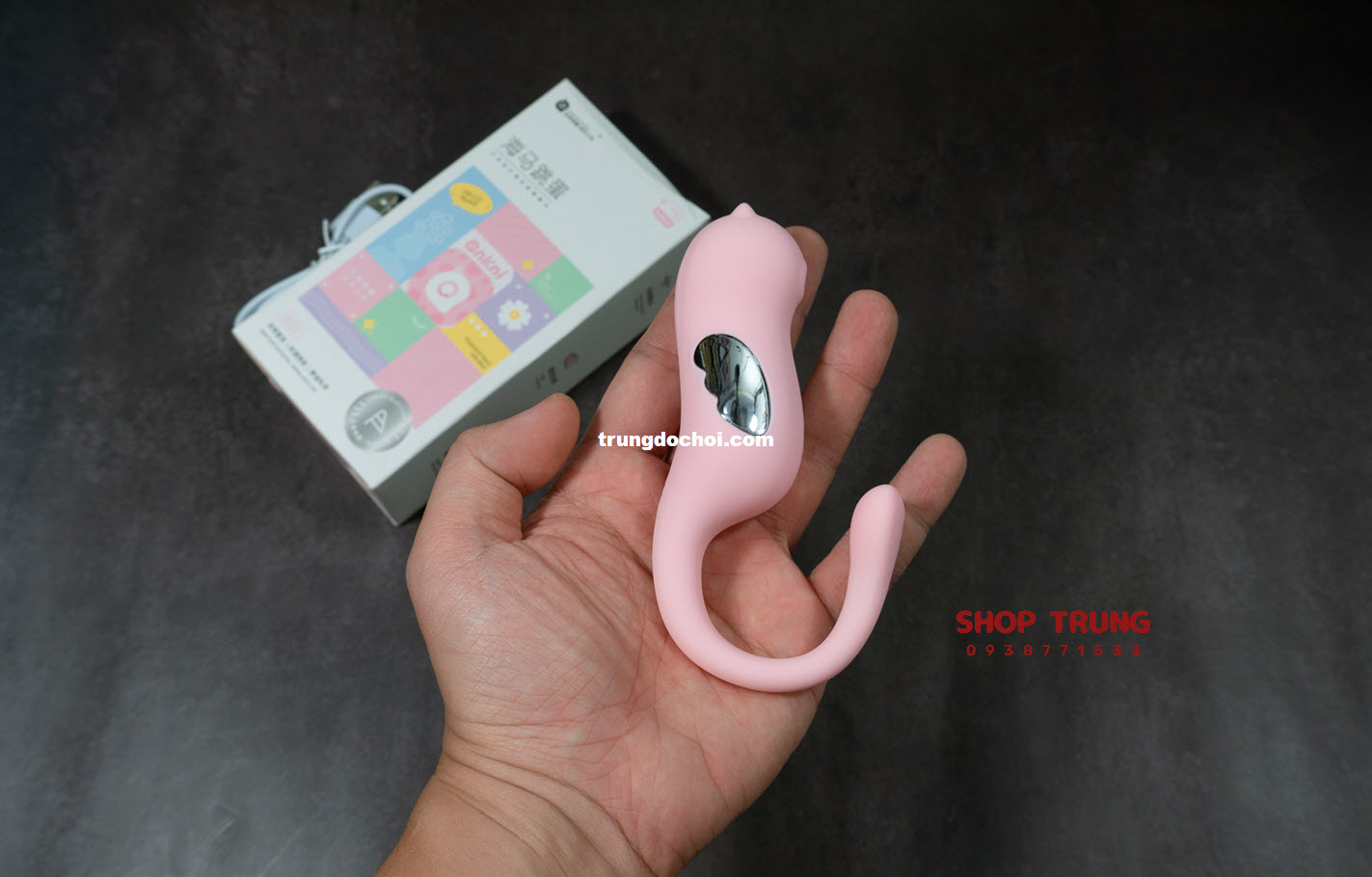 Trứng Rung Ankni 10 Chế Độ Sốc Điện Điều Khiển App Siêu Phê